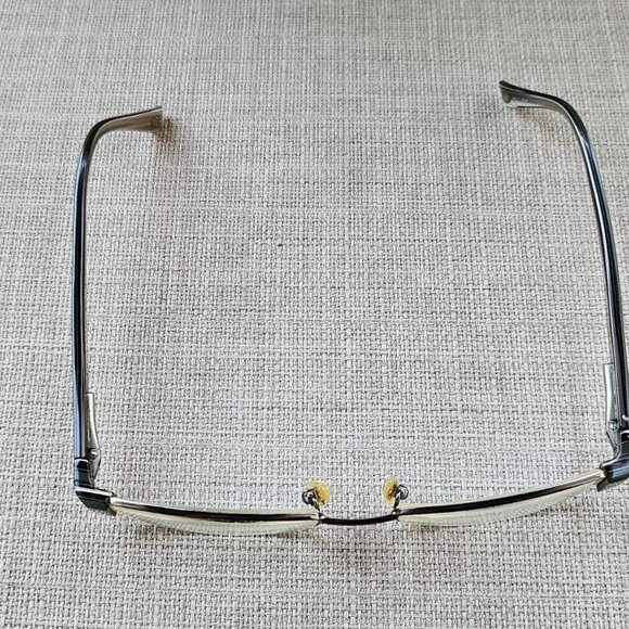 Nine West Vintage Eyeglasses Half Rim Olive/Gold Tone Glasses - Picture 12 of 12